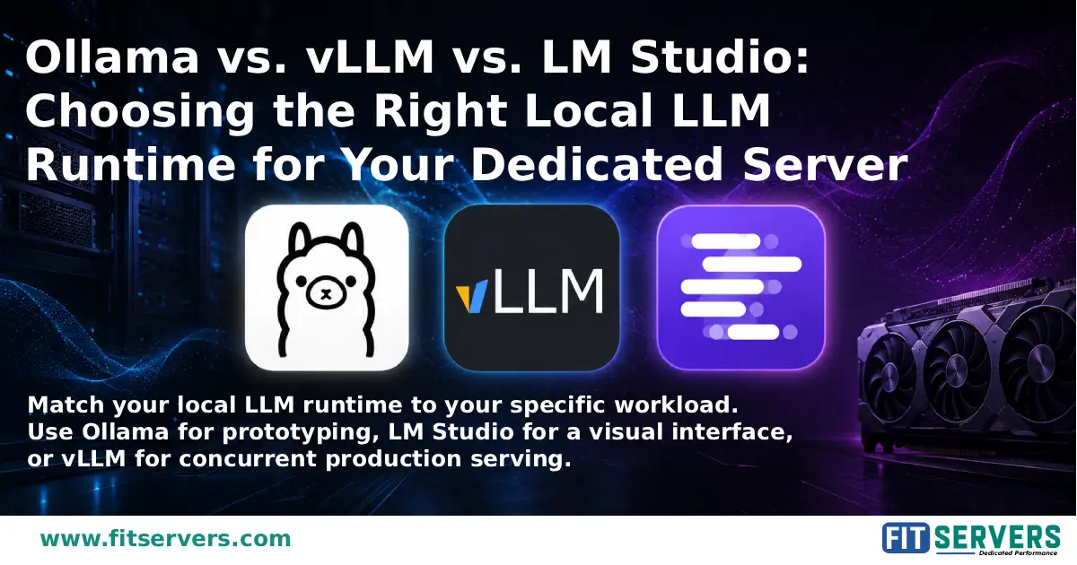 Ollama vs vLLM vs LM Studio: Best Local LLM Runtime
