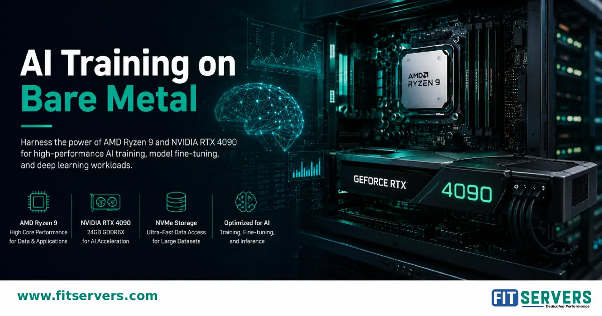 AI Training on Bare Metal: Combining AMD Ryzen 9 with an RTX 4090