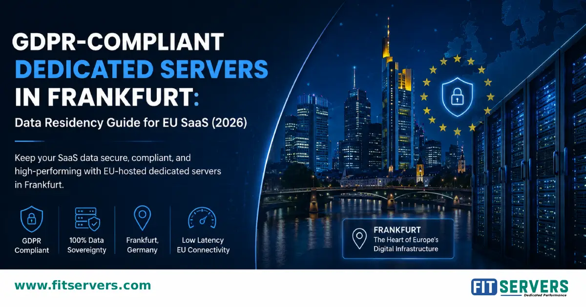 EU SaaS Guide: GDPR Dedicated Servers in Frankfurt