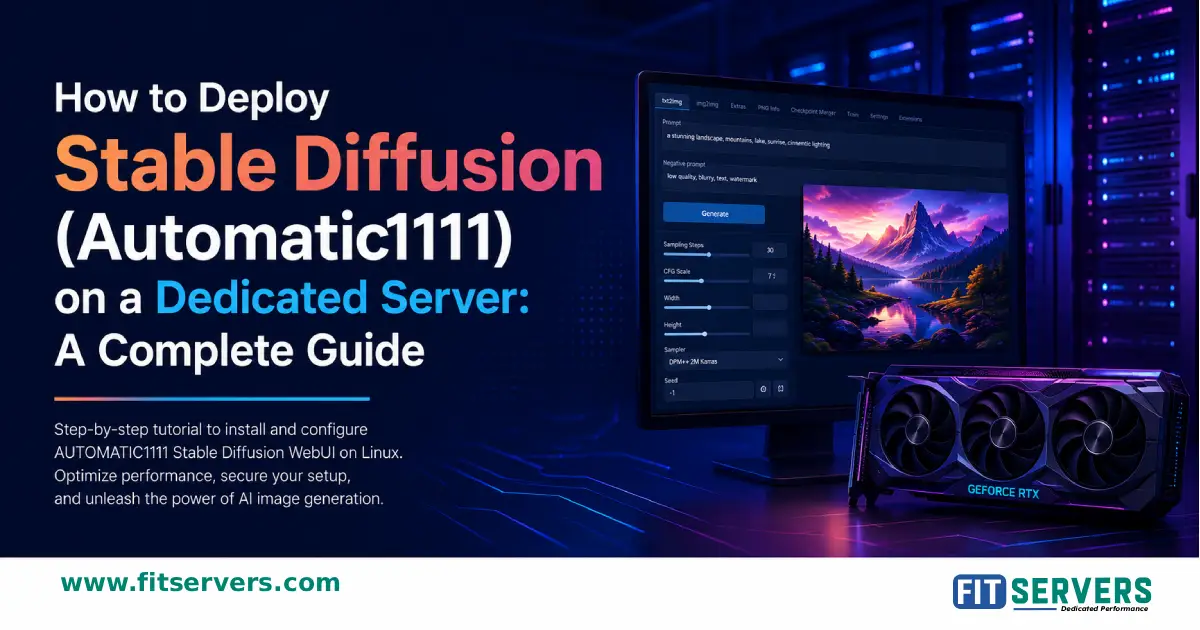 Deploying Stable Diffusion on a Dedicated GPU Server
