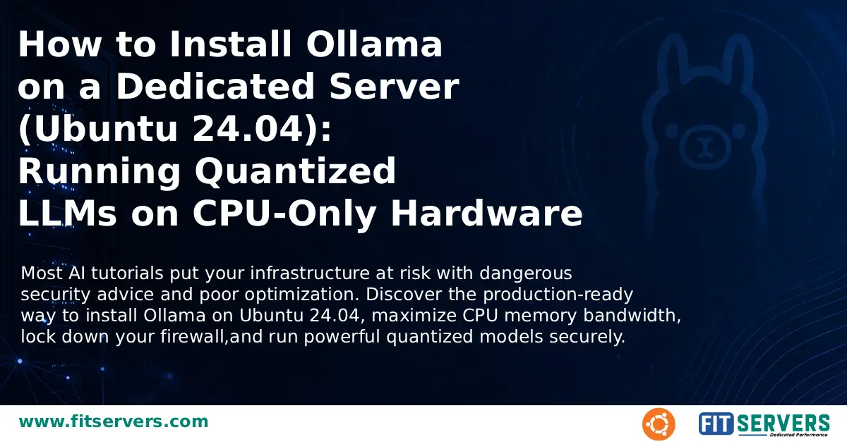 Install Ollama on Ubuntu 24.04 Server