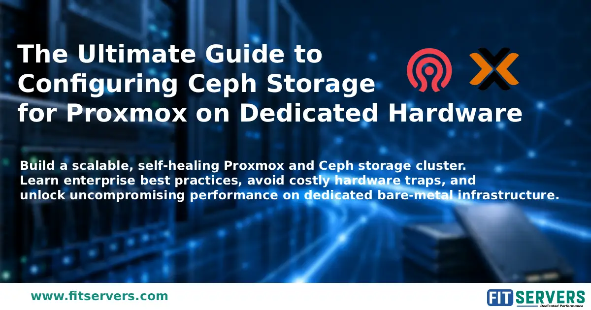 Deploying Ceph on Proxmox on Dedicated Hardware
